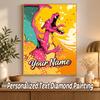 Charizard Custom Name Diamond Painting Personalized 5D Full Drill DIY Diamond Art Home Decor