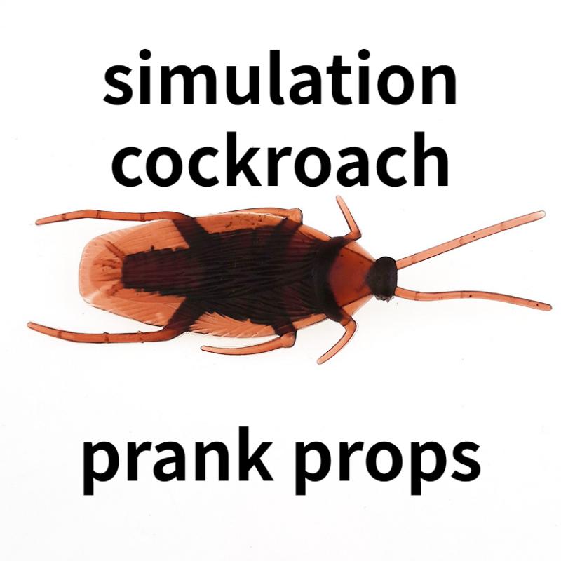 100pcs Prank Simulator Disgusting Scary Tricky Spoof Props Funny Toy Fake Cockroach Centipede Scorpion Insect Toy