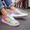 2025 Fashion Sneakers for Women Colorful Dazzling Board Casual Shoes Trendy Youth Comfortable Walking Sneakers