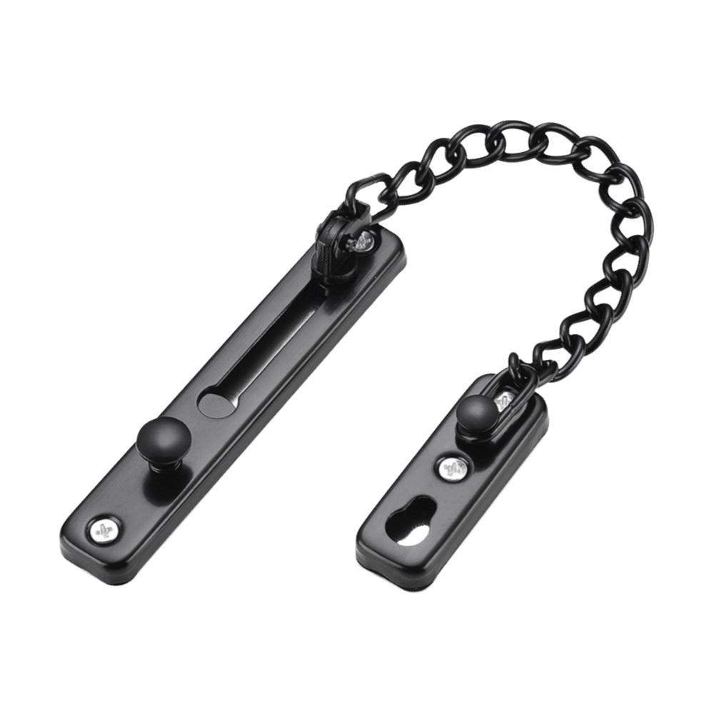 Bold Chain Door Chain Lock No-drill Guard Against Theft Security Chain Guard Stainless Steel Secure Anti Theft Press Lock Office