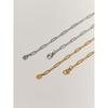 Mattib European and American Neutral Minimalist Style Necklace Niche Personality Simple Design Fashionable Commuter Clavicle Chain for Women 1519