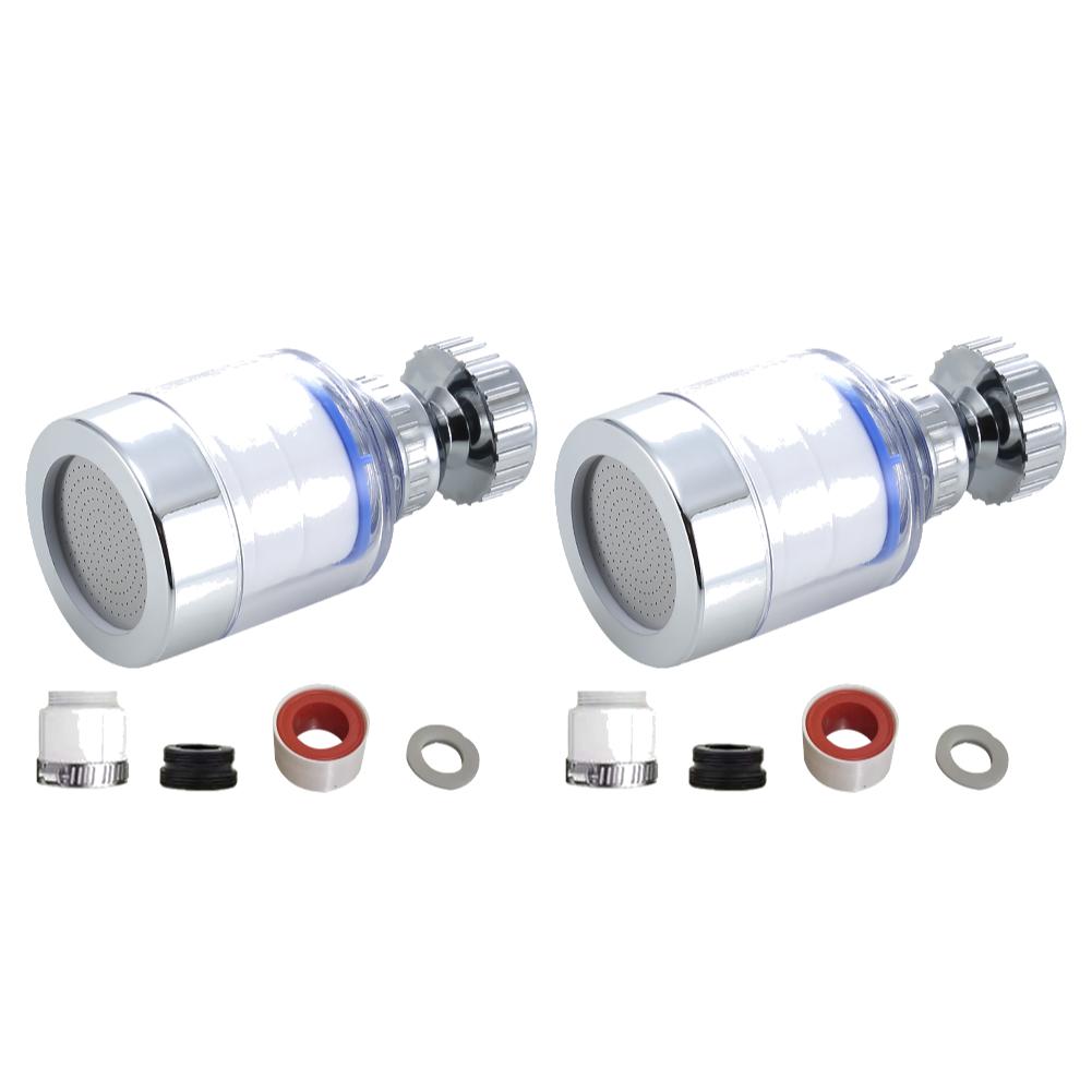 Faucet Filter Element Water Purifier Filter Remove Chlorine Heavy Metal Faucet Adapter PP Cotton Filtration for Kitchen Bathroom