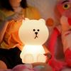 Rechargeable 3/7Colors Colors 30CM Bear Night Light Children's Room Decoration Lamp Sleep Bedside Lamp Kids Bedroom Decor Lamp