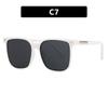 Women's Trendy Large Frame Korean Style Slimming Sunglasses for Sun Protection and Driving