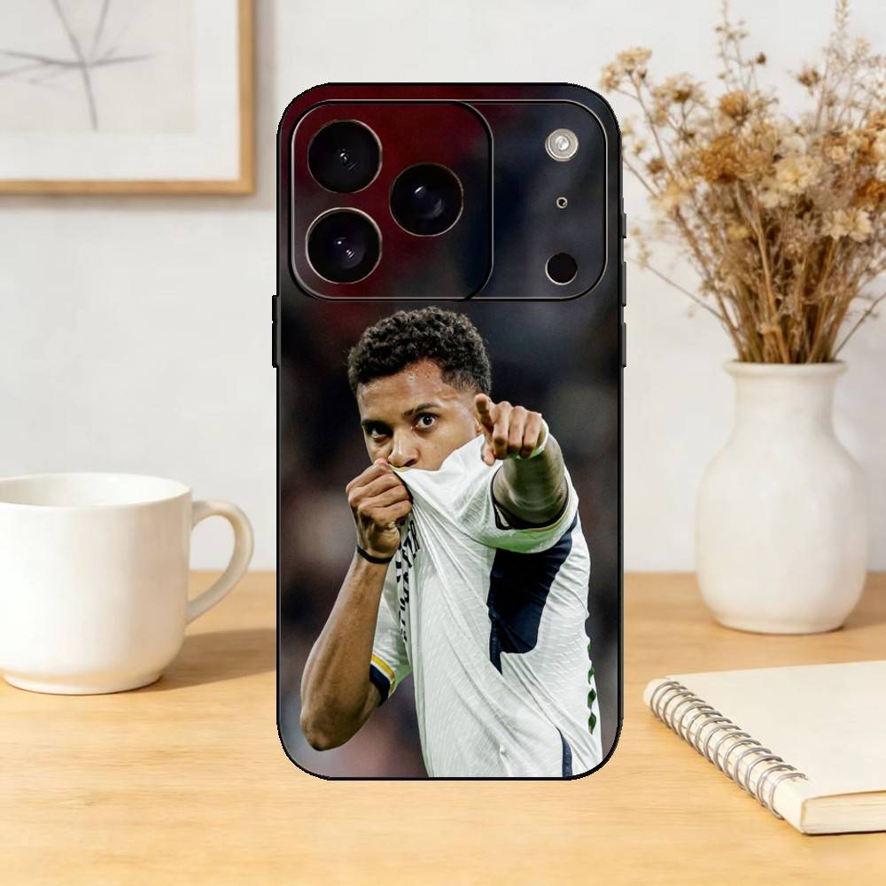 Rodrygo S-Silva de G-Goes Phone Case For iPhone 17,16,15,14,13,12,11 Plus,Pro,Max,Mini Silicone black Soft Cover