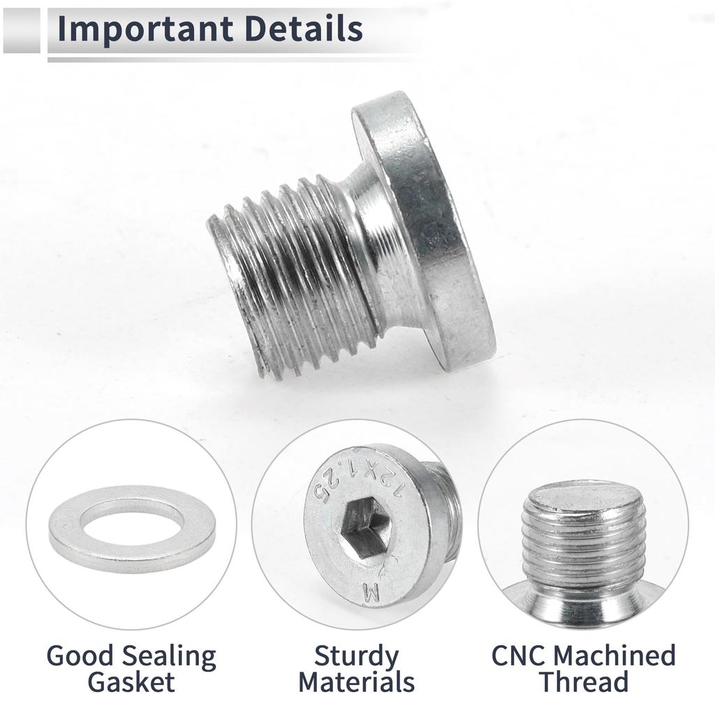 RATCHROLL 1 Set Universal Drain Plug Anti Leak 0.57" Height Fan Drain