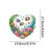 Acrylic Special Shape Love Beach Rhinestone Diamond Art Pendants DIY Diamond Art Pendant Kit Diamond Painting Hanging Pendant