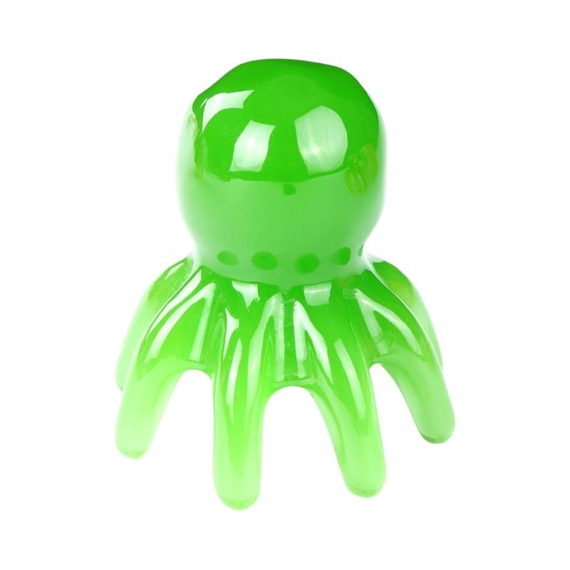 Handheld Octopuses Scalp Massager,8 Tentacles Gua Sha Massages Tools for Head Body Relaxing,Triggers Points Massage Tools