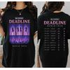 2025 Blackpink Deadline World Tour T-Shirt, Tour Dates Blackpink Concert Shirt
