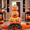 Giant Halloween Inflatable Decoration - Stacked Pumpkins Design, Indoor/Outdoor Party Decor, Festive Holiday Gift,Halloween Decorations