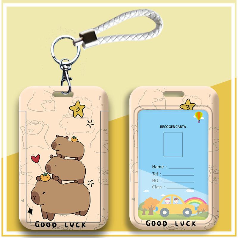Student Preschool/Work ID & Transportation Lanyard Card Holder