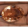 79-81 Ct Lab Created Imperial Topaz Oval Cut Stunning Certified Loose Gemstone