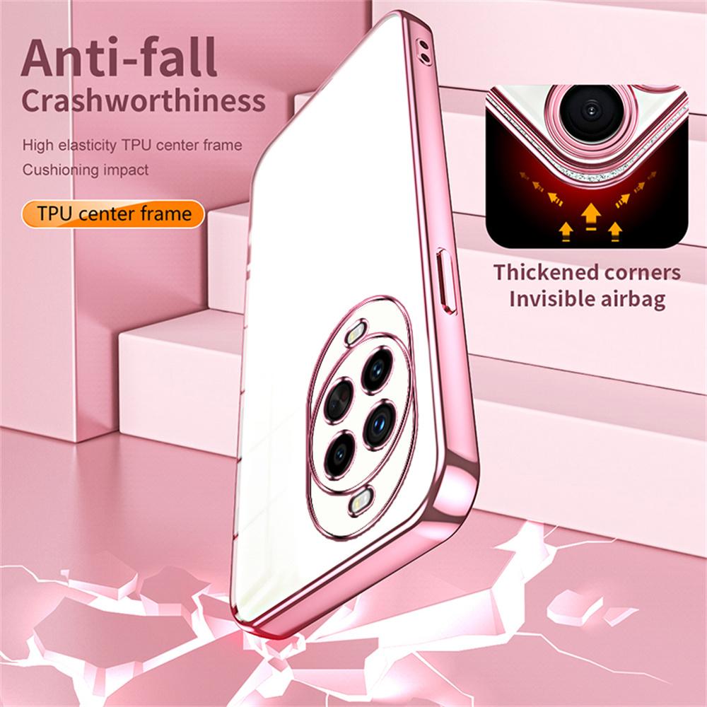 For Huawei nova 14 Pro 5G Case Electroplating Frame Soft TPU Phone Cover