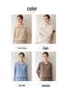 Kang Sai Ni Women's 100% Cashmere Lapel Sweater - Stylish, Simple Inner Knitwear