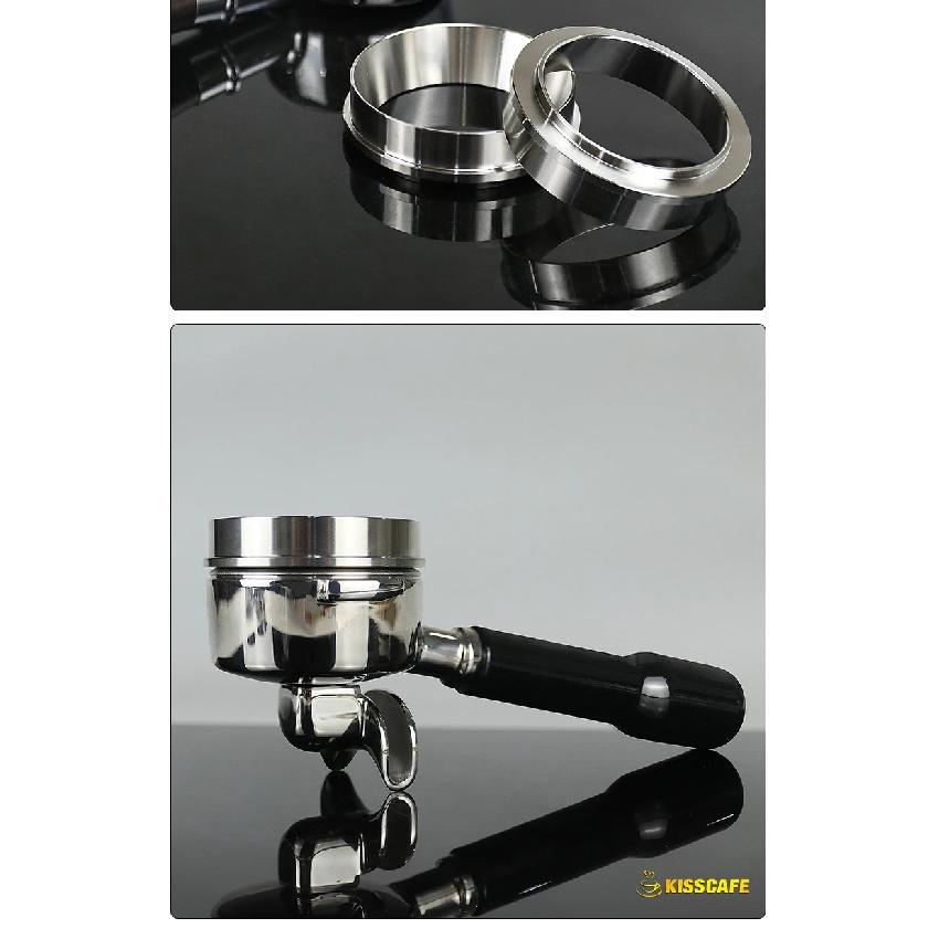 57MM 57.5MM Kaffeedosierring 304 Edelstahl Für Lelit Trichter Siebträger Kaffeezubehör Espresso Barista Werkzeuge