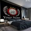 AFC Ajax Custom Name Wall Tapestry Aesthetic Wall Hanging Printed Fabric Blanket Decorative Tapestries for Bedroom Living Room Home Decor