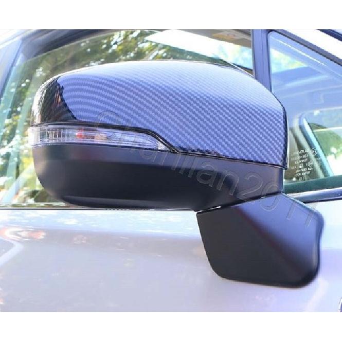 ABS Side Mirror Cover Trim For - Subaru Forester Carbon Fiber 2 PCS