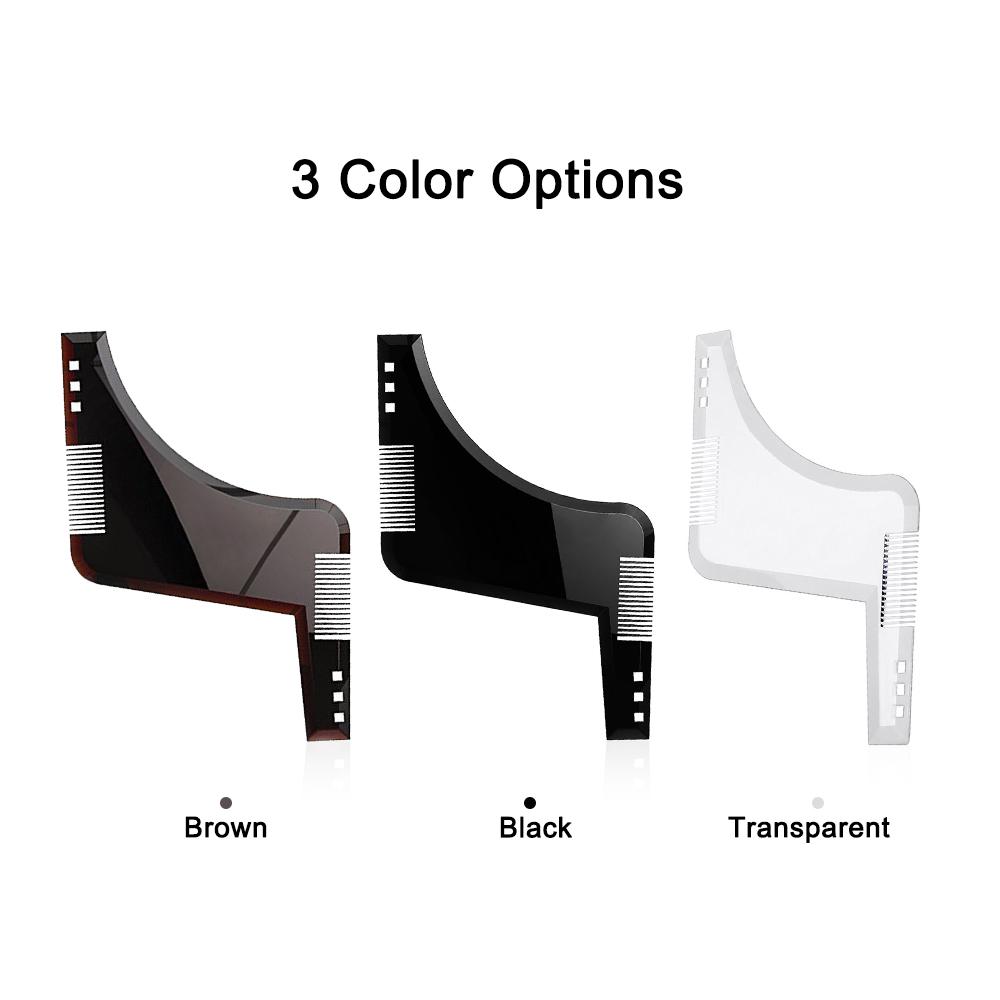 

Борода Руководство Шейпер Обоюдоострый Инструмент для формирования бороды для укладки бороды