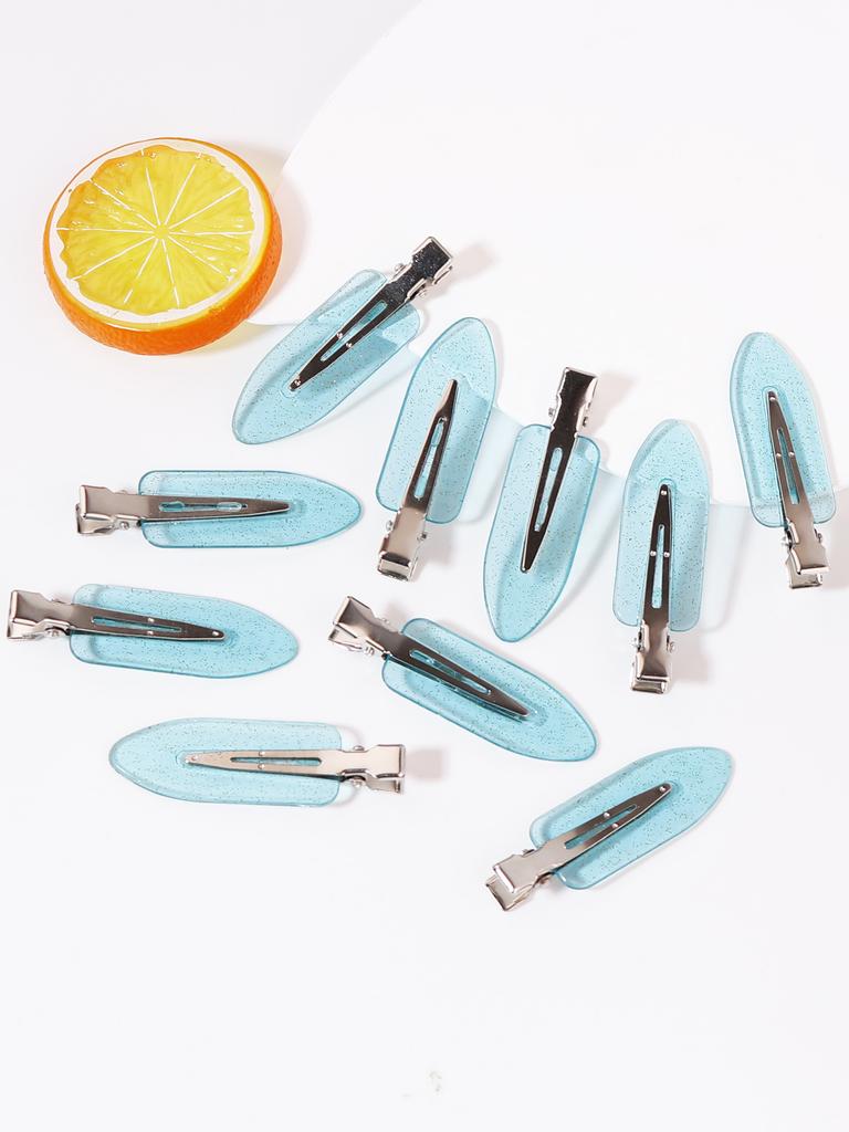 10pcs Seamless Non Slip Side Hair Clips Makeup Hairstyles Hair Clips Fashionable Hair Accessories Special for Real Hair Wigs