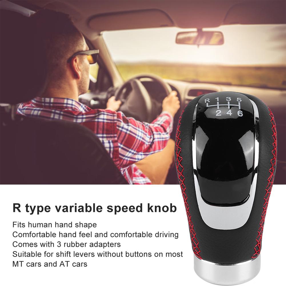 Car Gear   Knob Stick Head    Lev  Handball Leath    for Car
