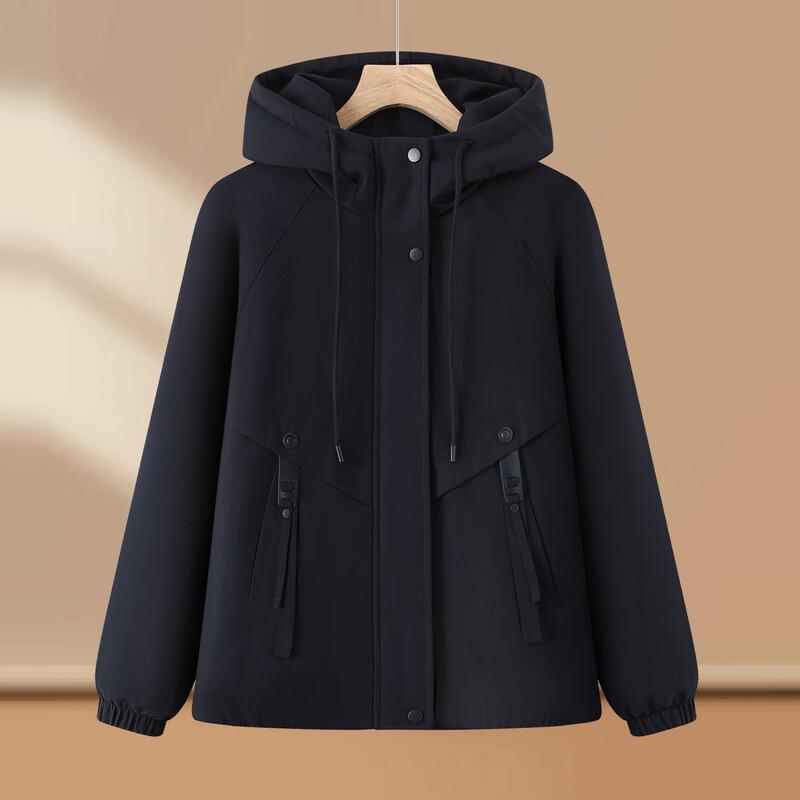 Yalu Women's Thick Fleece-Lined Hooded Winter Parka Jacket