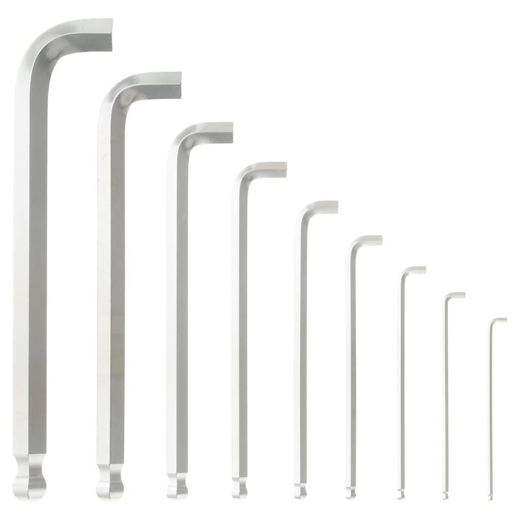 Tone BSB900S Short Neck Ball Point Wrench Includes 9 Pieces (TONE) L-Shaped Set, Inch,