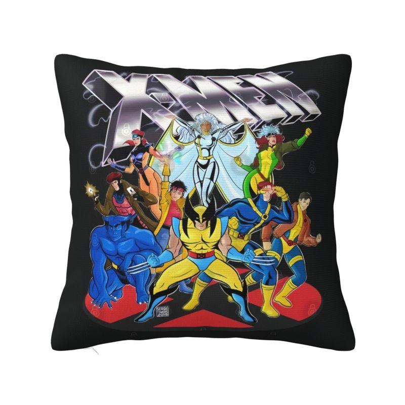 Benutzerdefinierte Luxus Disney X-Men Marvel Film Kissenbezug für Sofa Polyester Kissenhülle Heimdekoration