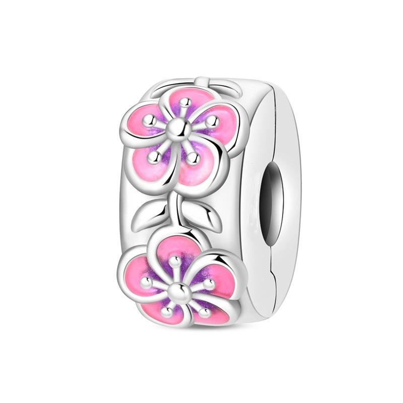 2026 Valentijnsdag Collectie Roze Bedel Rubiks Kubus Rozen Hanger Kralen Sieraden Ketting Armband Accessoires 925 Zilver