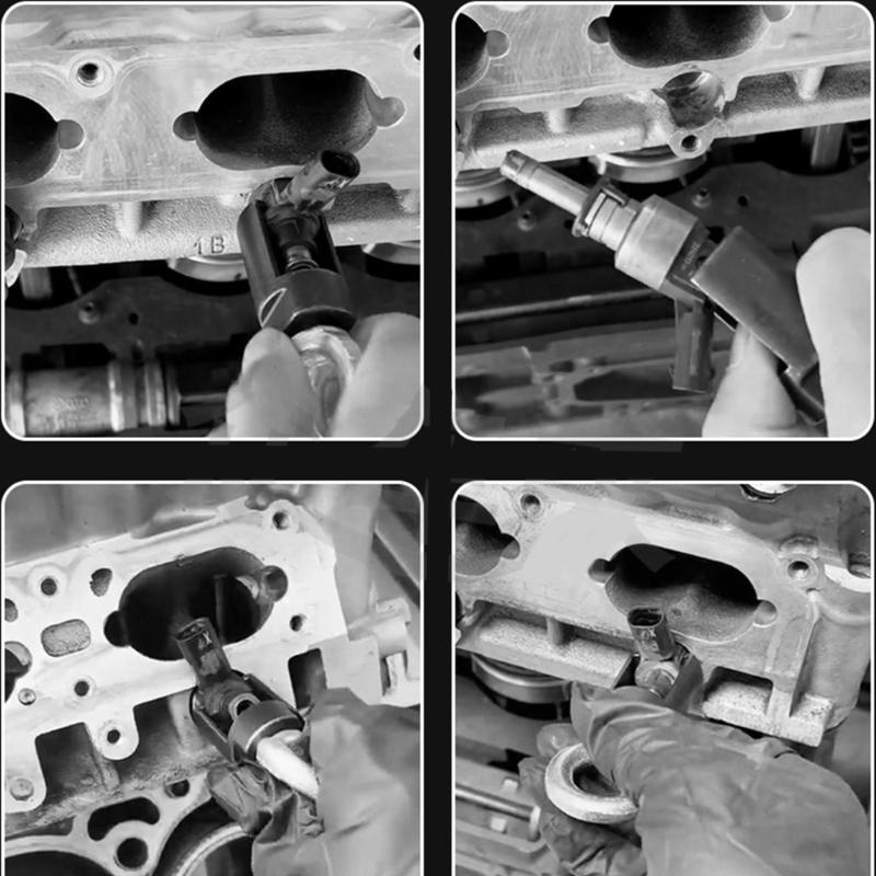 Ergonomic Fuels Injector Removal Puller Tool Seal Installer Suitable for EA837 EA888 Engines High Strength Steel Design