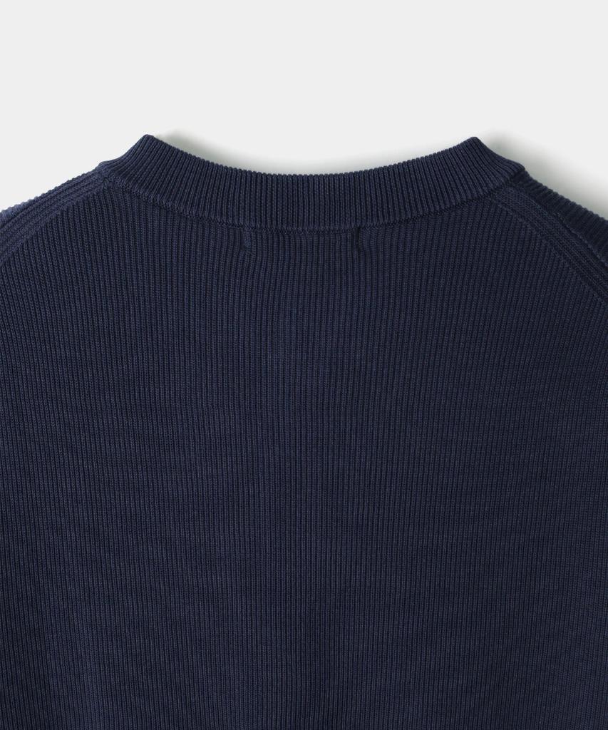 INDUST Crop Muscle Henley Neck Half Knit_4 Colors