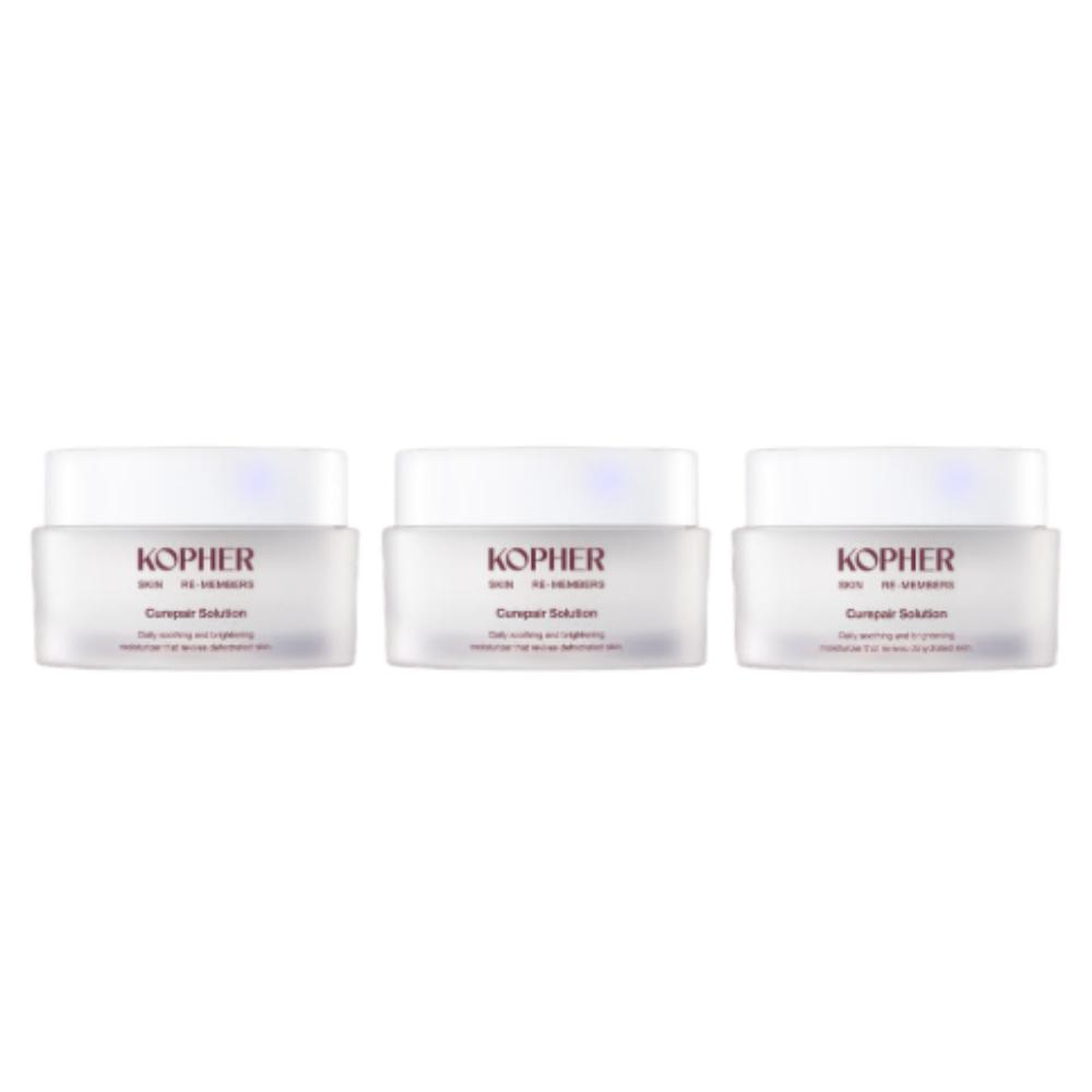 KOPHER Curepair Solution Moisture Cream Soothing & Brightening Set 50ml x 3ea
