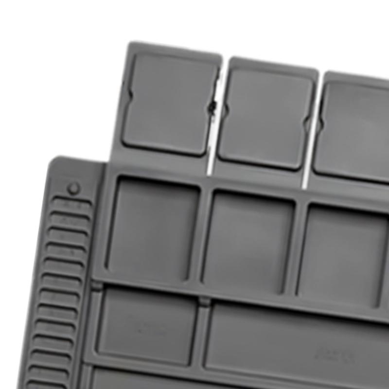 Magnetic Silicone Repair Pad with Heat Resistant Design and Screw Tray for Phone Laptop Watch Soldering Repair Tasks