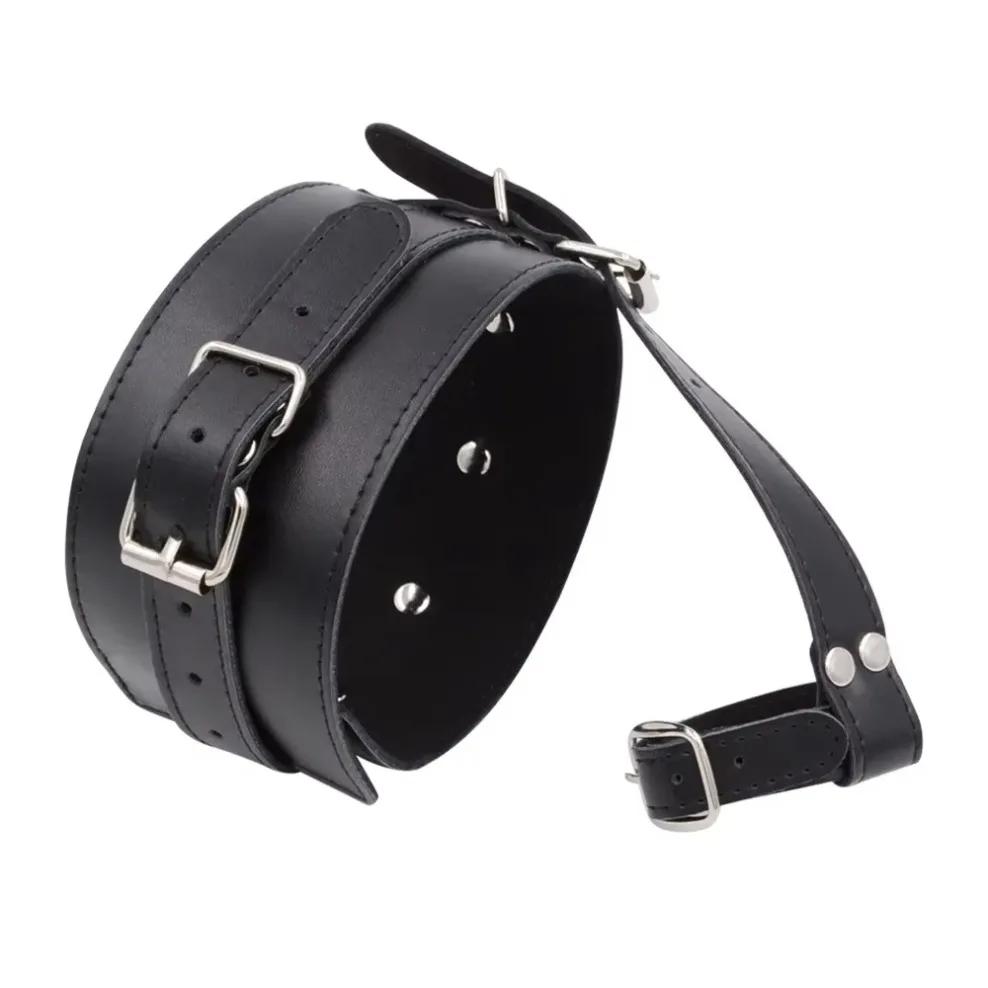 SM Slave Handcuffs Sex Fetish Bondage BDSM Toe Cuffs  Leather Thumb Toes Bondage Cuff Adult Restraint Game Sex Toy 18+ Supplies