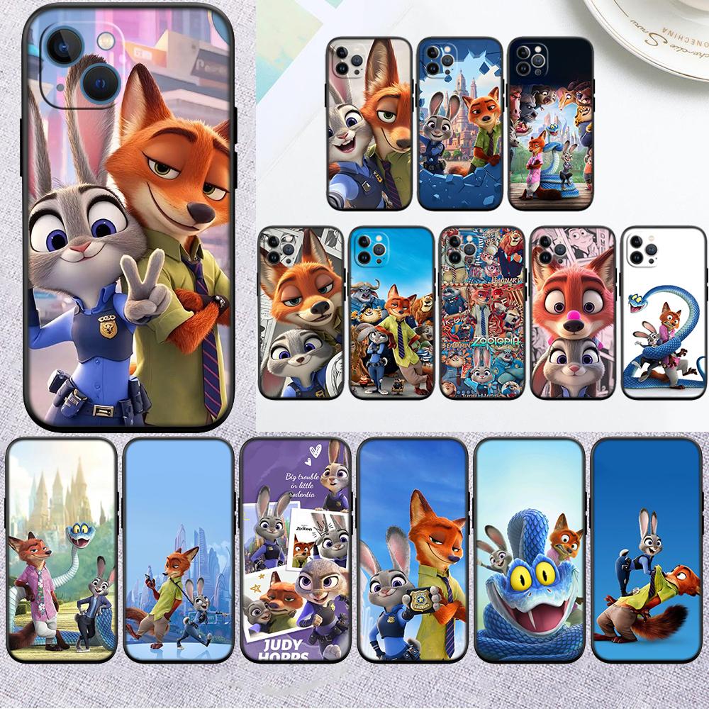 Zootopia Disney Phone Case for Motorola Moto Edge 60 60s 70 G86 G56 G54 E14 G04S G45 G54 G64 Pro Power Neo Fusion