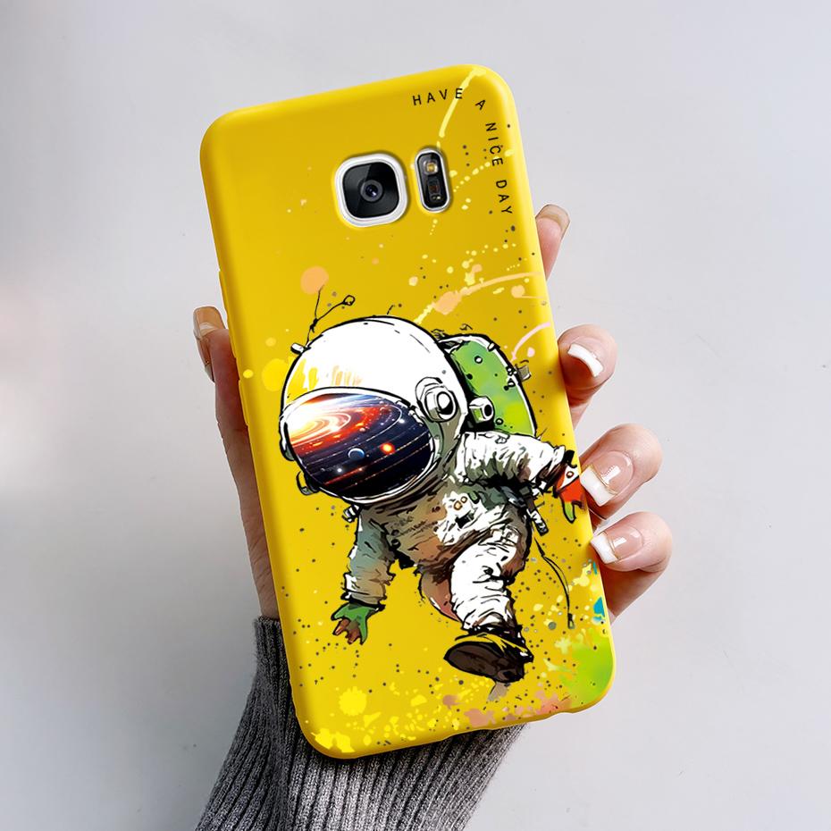 Per Samsung S7 Edge Custodia Galaxy S7 Fundas Cover Morbido Silicone Protettivo Custodia per Telefono Per Samsung Galaxy S6 S6 edge Coque Bumper