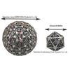 100-Sided Hollow Metal Dice for TRPGs: D100/D20 for Dungeons & Dragons, COC, and Board Games