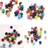 Set of 100 Assorted Color Craft Beads 10mm Disco Ball Clay Bead Jewelry Supplies