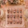 Holiday Atmosphere Decorations for Shop Christmas Nutcracker Ornaments Tree, Wooden Soldier Tree Hanging Decorative Pendants Decoration, 2D Flat Xmas