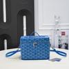 French Retro Box Bag Women's Crossbody Hand-held Makeup Toiletry Shoulder High-end Feel