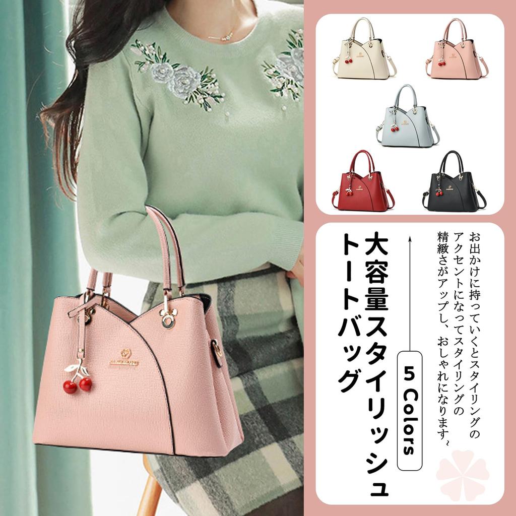 Large Shoulder with Detachable Bottom Solid Perfect for Graduations and Entrance Ceremonies NICOLE&DORIS Women's Handbag, Three-Layer Design,