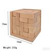 Classic Wooden Kong Ming Lock Luban Lock 54T Puzzle Toy Brain Teaser for Adults Office Stress Relief Leisure Game Intellectual Toy MX9002