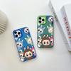 Painted Pattern Colorful Sliver Double Sided Hard Shell Shockproof Anti-fall Phone Casing for Vivo
