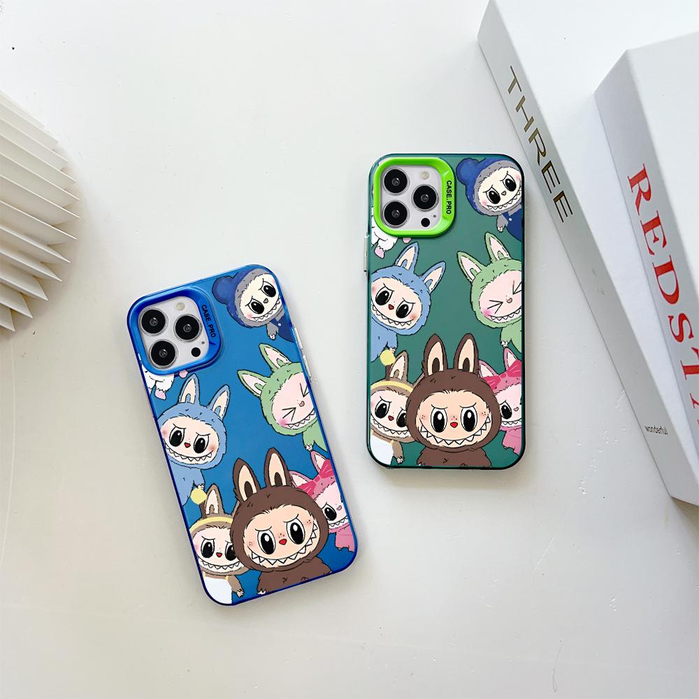 Bemaltes Muster Buntes Splitter-Doppelseitiges Hartschalen-Stoßschutz-Anti-Fall-Telefongehäuse für Vivo