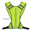 High Visibility Running Vest Breathable Fluorescent Mesh Vest Adjustable Security Reflective Vest for Outdoor Night Riding