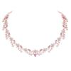 American Diamond AD with Colorful Crystal Necklace Jewellery Set for Women/Girls | Perfect for Weddings, Parties & Festive Occasions