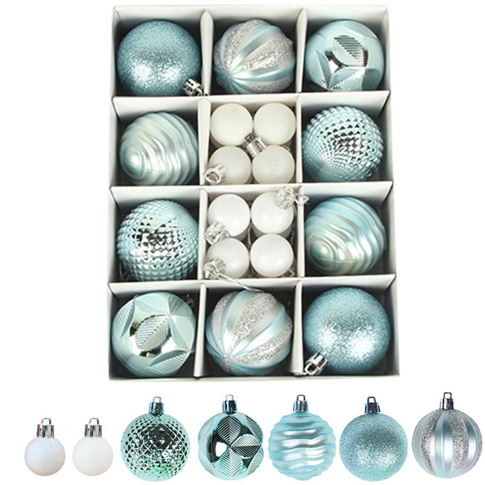 Assorted Color Christmas Balls Christmas Tree Ornaments Balls Xmas Decorations Hanging Tree Pendants New Year Gift