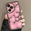 Y2K Retro Gradient Love Hearts Pattern Case For Honor 400 Lite 200 Pro Shockproof Bumper Soft Silicone Cover For Honor X9C Smart X8C