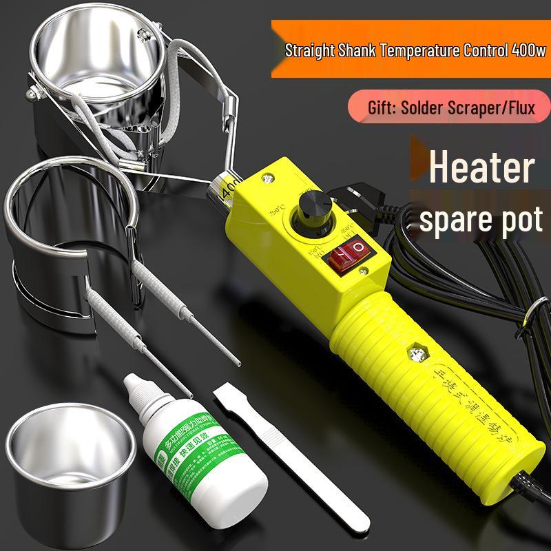Portable Electric Tin Melting Pot: Adjustable Temperature Soldering Furnace for Electricians