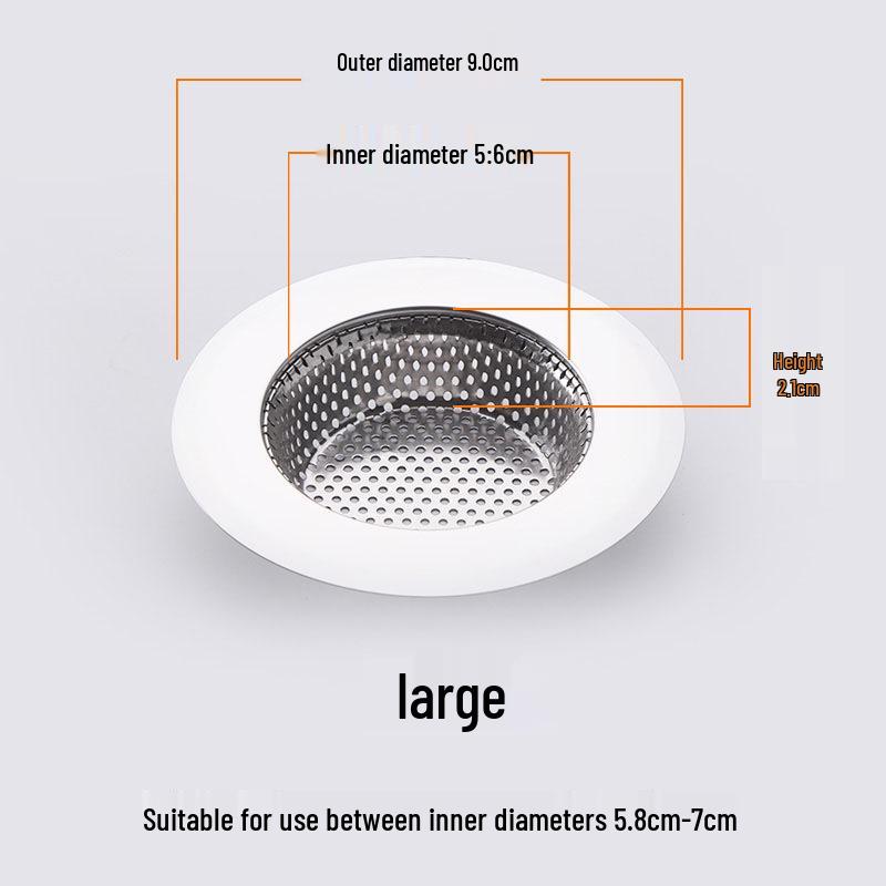 Stainless Steel Kitchen Sink Drain Filter and Floor Drain Cover