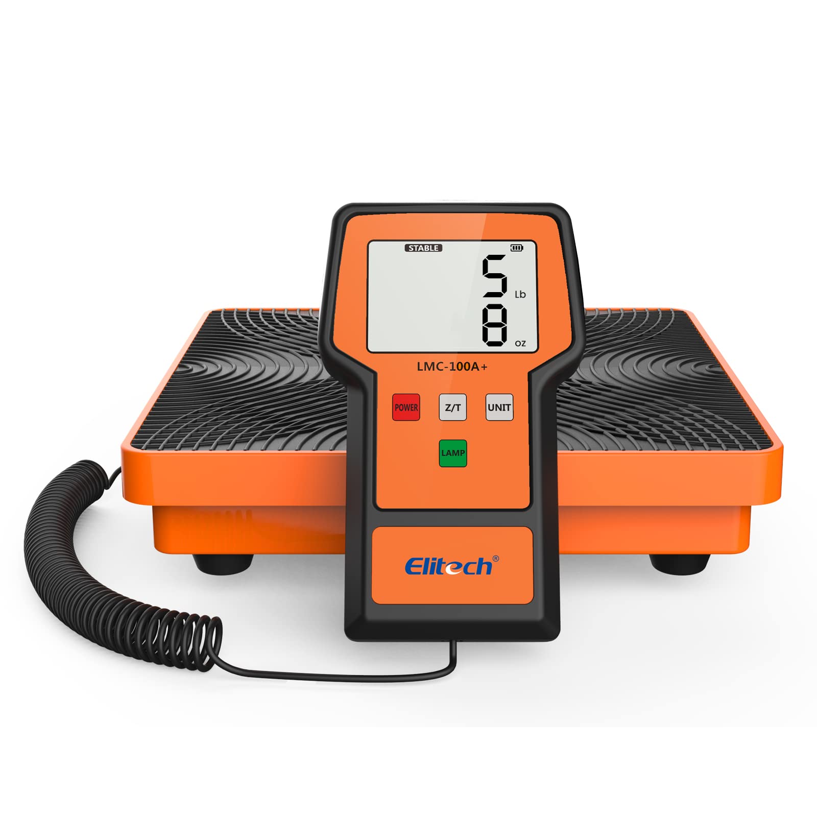 

Электронные весы Elitech Digital для хладагента, 100 кг, прецизионные, электронные, с проводным портативным блоком управления HVAC, весы для заправки хладагентом, Весы, Грузоподъемность, Пульт дистанционного управления, оранжевый